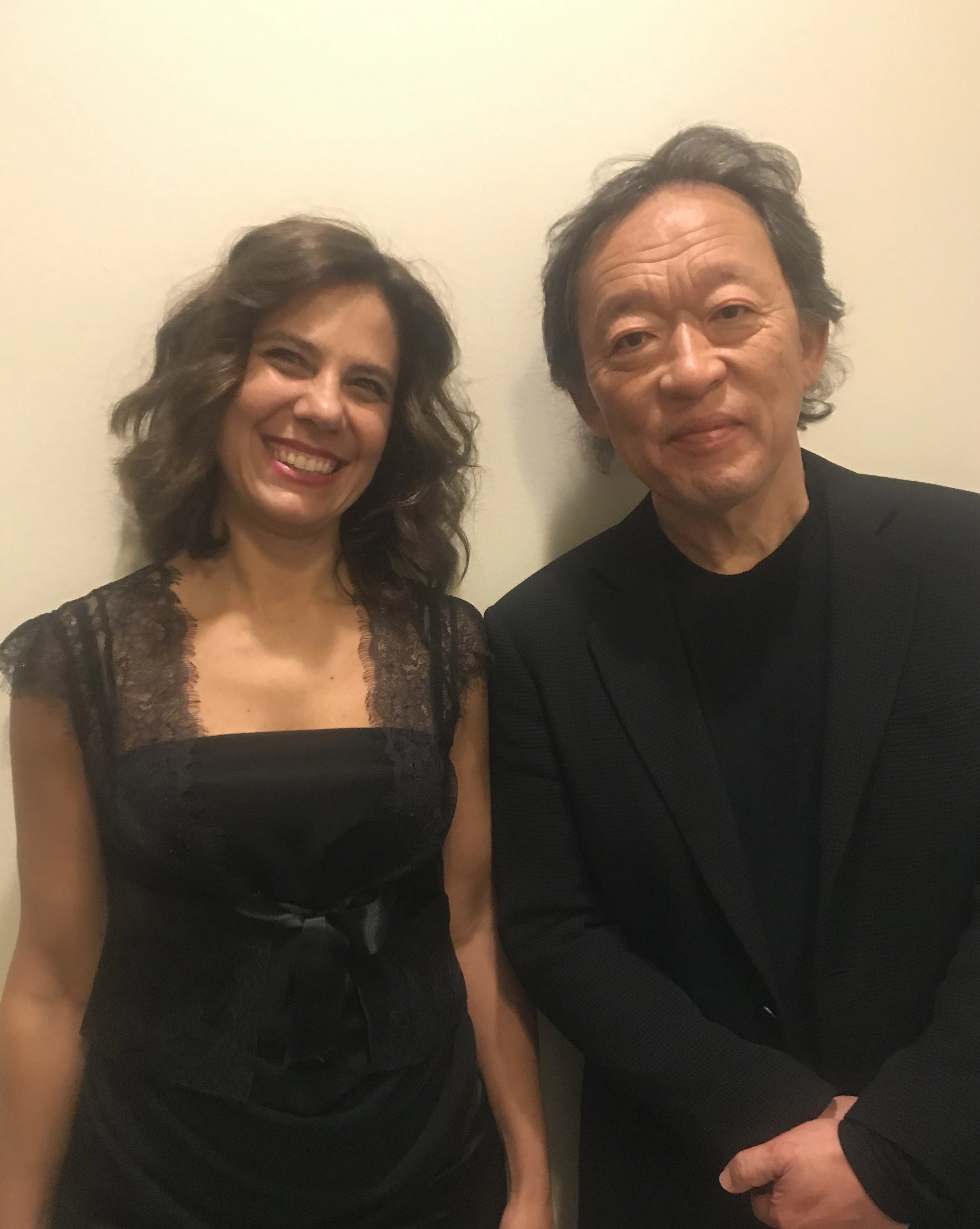 con il Maestro Chung Myung-whun, Teatro La Fenice, Venezia