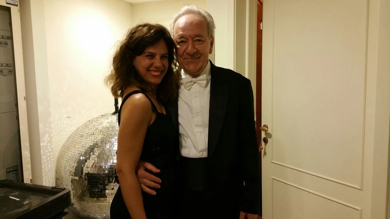 con il Maestro Yuri Temirkanov, Teatro La Fenice, Venezia